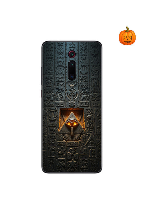 Xiaomi Mi 9T Uyumlu Şeffaf Kılıf Antik Mısır 4 Tasarımlı