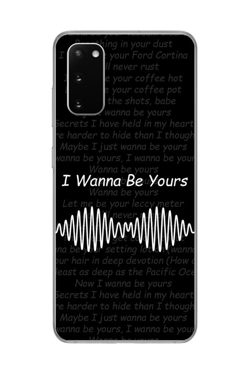 Samsung Galaxy S20 Uyumlu Şeffaf Kılıf I Wanna Be Yours Couple (Çift) Tasarımlı