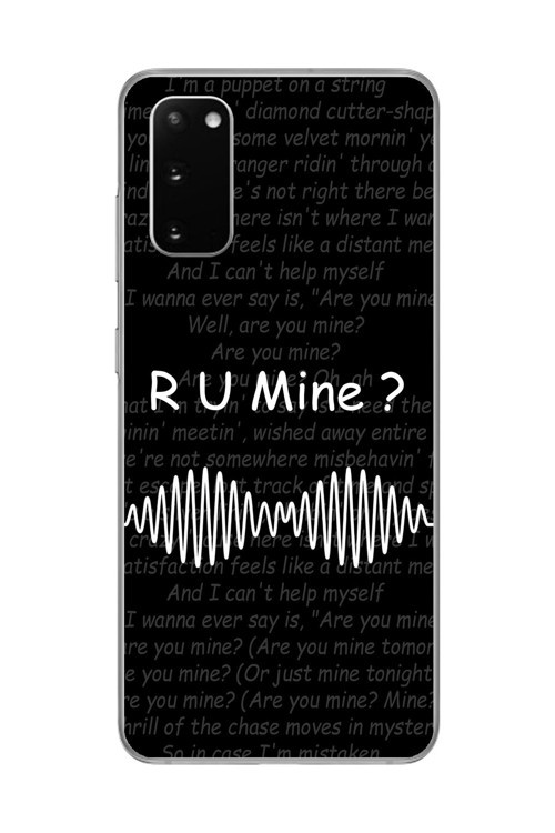 Samsung Galaxy S20 Uyumlu Şeffaf Kılıf R U Mine Couple (Çift) Tasarımlı