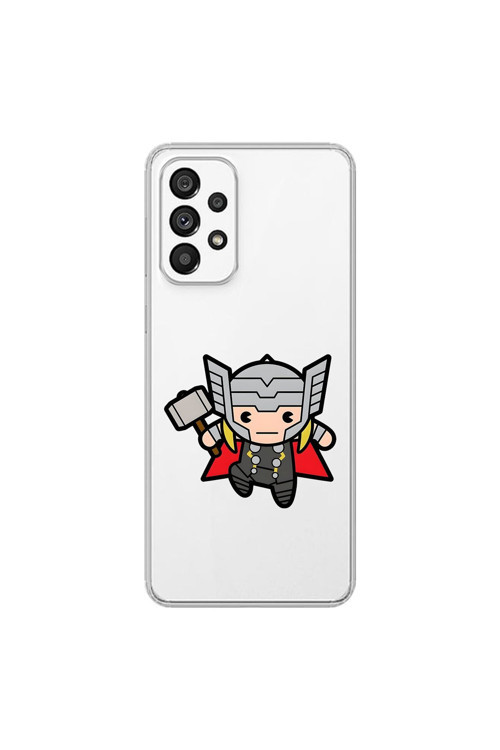 Samsung Galaxy A73 Uyumlu Şeffaf Kılıf Chibi 5 Tasarımlı
