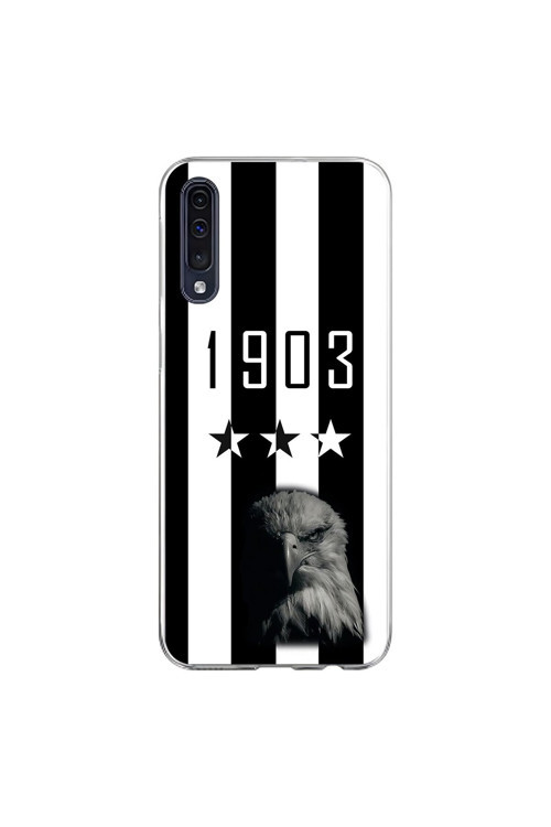 Samsung Galaxy A70 Uyumlu Şeffaf Kılıf 1903 Kartal Tasarımlı