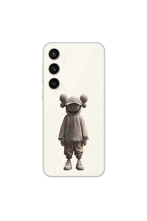 Samsung Galaxy S23Plus Uyumlu Şeffaf Kılıf No Face 3 Tasarımlı