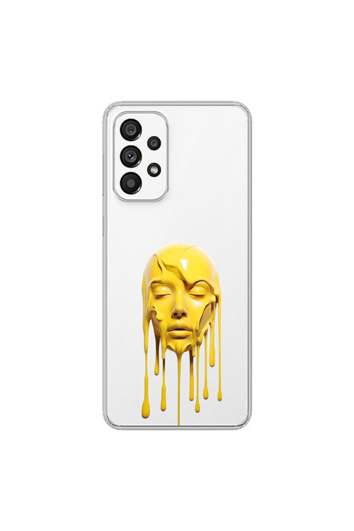 Samsung Galaxy A73 Uyumlu Şeffaf Kılıf Estetik Yüz 6 Tasarımlı