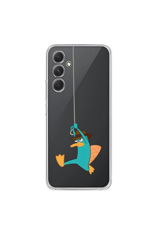 Samsung Galaxy A54 Uyumlu Şeffaf Kılıf Cartoon 11 Tasarımlı