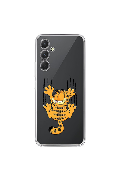 Samsung Galaxy A54 Uyumlu Şeffaf Kılıf Cartoon 4 Tasarımlı