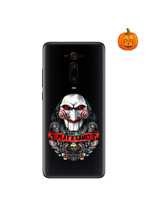 Ppkin Dali Design Xiaomi Mi 9T Uyumlu Şeffaf Kılıf Horror 7 Tasarımlı