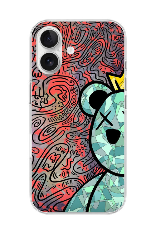 İphone 16 Plus Uyumlu Şeffaf Kılıf Graffiti 12 Tasarımlı