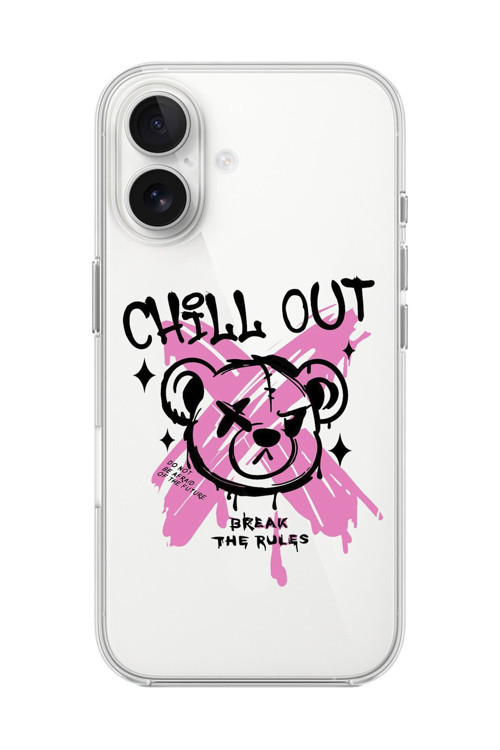 İphone 16 Plus Uyumlu Şeffaf Kılıf Graffiti 6 Tasarımlı