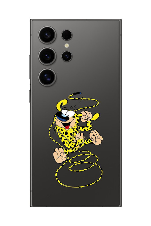 Samsung Galaxy S24 Ultra Uyumlu Şeffaf Kılıf Cartoon Marsupilami 9 Tasarımlı