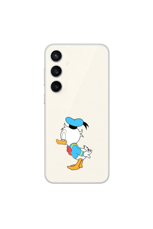 Samsung Galaxy S23+ Uyumlu Şeffaf Kılıf Couple Ördek 2 Tasarımlı