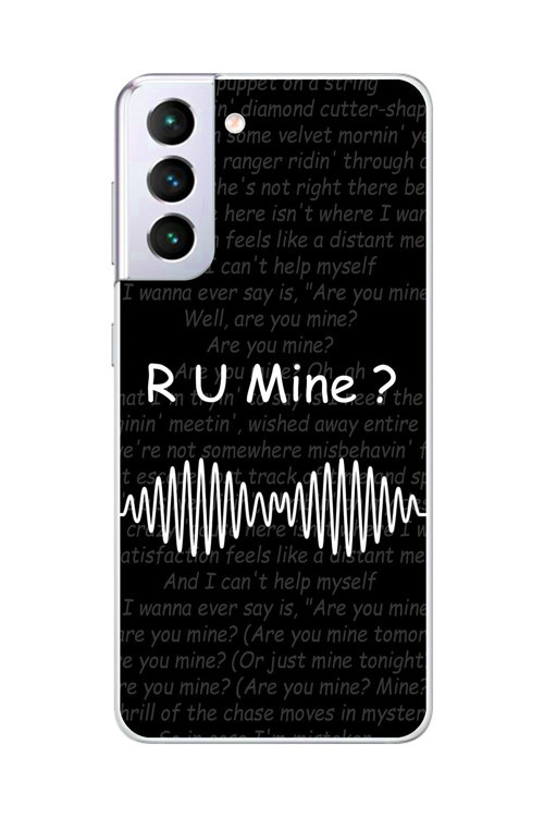 Samsung Galaxy S21+ Uyumlu Şeffaf Kılıf R U Mine Couple (Çift) Tasarımlı