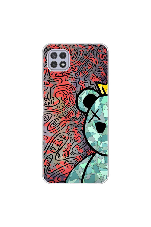 Samsung Galaxy A22 Uyumlu Şeffaf Kılıf Graffiti 12 Tasarımlı