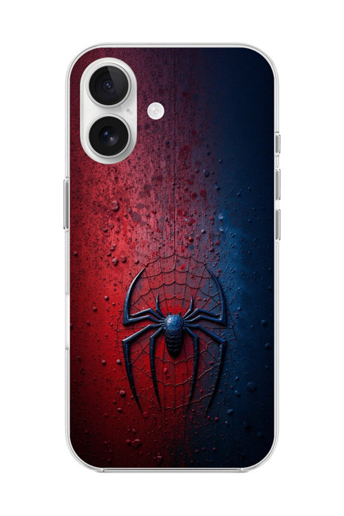 İphone 16 Uyumlu Şeffaf Kılıf Spider-Man 3 Tasarımlı