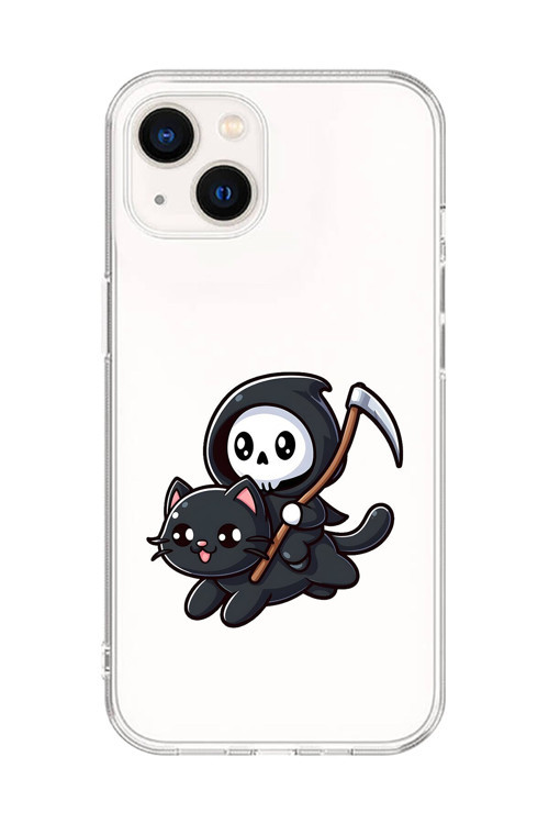 İphone 13 Mini Uyumlu Şeffaf Kılıf Şeffaf New Minies 2 Tasarımlı