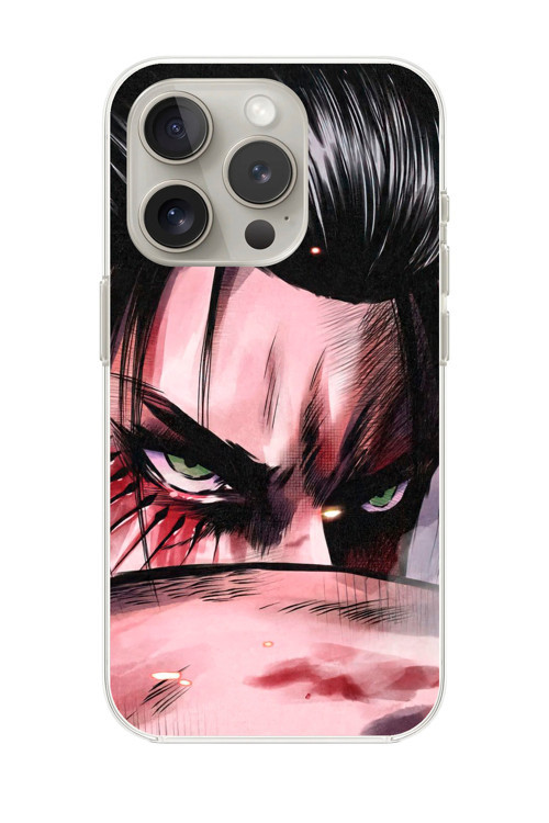 İphone 16 Pro Max Uyumlu Şeffaf Kılıf Attack On Titan Tasarımlı 2