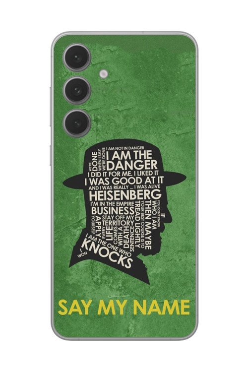 Samsung Galaxy S24 Uyumlu Şeffaf Kılıf Breaking Bad Tasarımlı