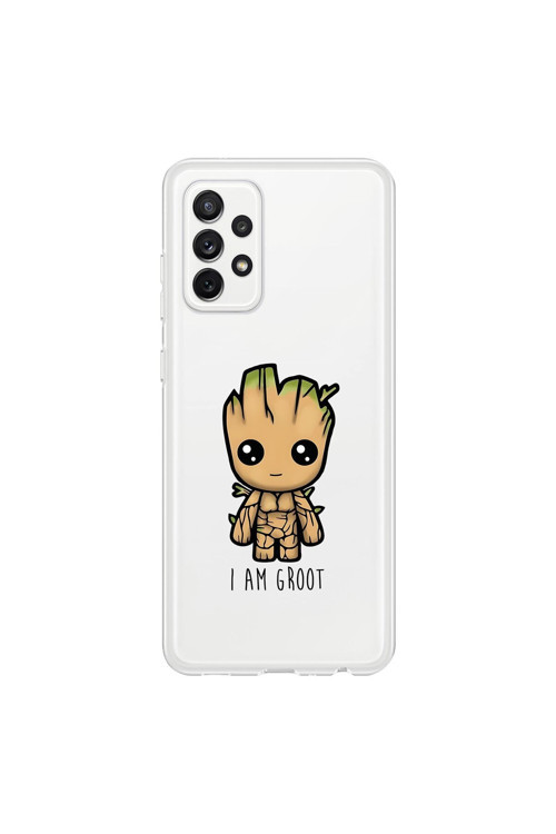 Samsung Galaxy A72 Uyumlu Şeffaf Kılıf Chibi 1 Tasarımlı