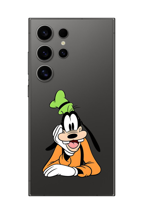 Galaxy S24 Ultra Uyumlu Şeffaf Kılıf Cartoon Goofy 5 Tasarımlı