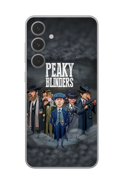 Samsung Galaxy S24 Uyumlu Şeffaf Kılıf Peaky Blinders Tasarımlı