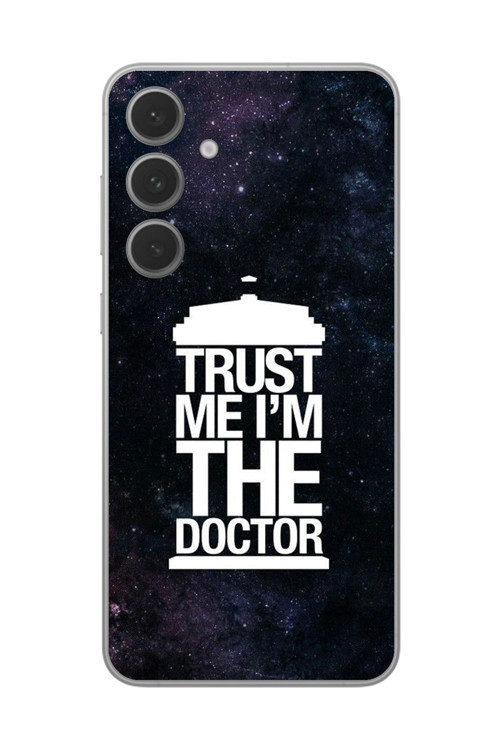 Samsung Galaxy S24 Uyumlu Şeffaf Kılıf Doctor Who Tasarımlı