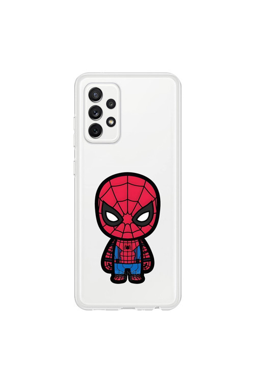 Samsung Galaxy A72 Uyumlu Şeffaf Kılıf Chibi 7 Tasarımlı