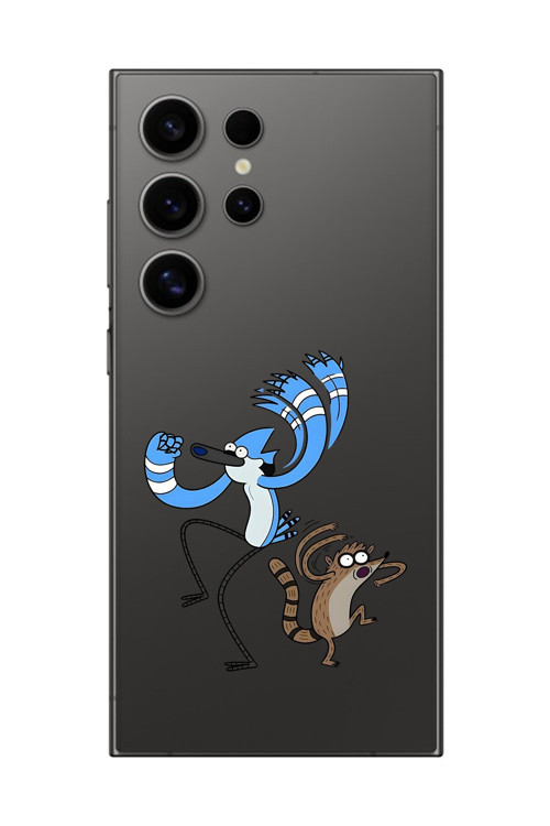 Galaxy S24 Ultra Uyumlu Şeffaf Kılıf Cartoon Sürekli Dizi 13 Tasarımlı