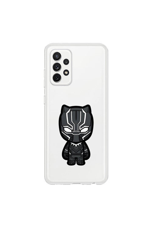 Samsung Galaxy A72 Uyumlu Şeffaf Kılıf Chibi 6 Tasarımlı