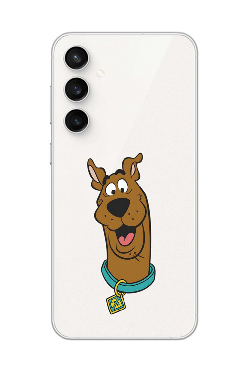 Galaxy S23 Fe Uyumlu Şeffaf Kılıf Cartoon Scooby Doo 14 Tasarımlı