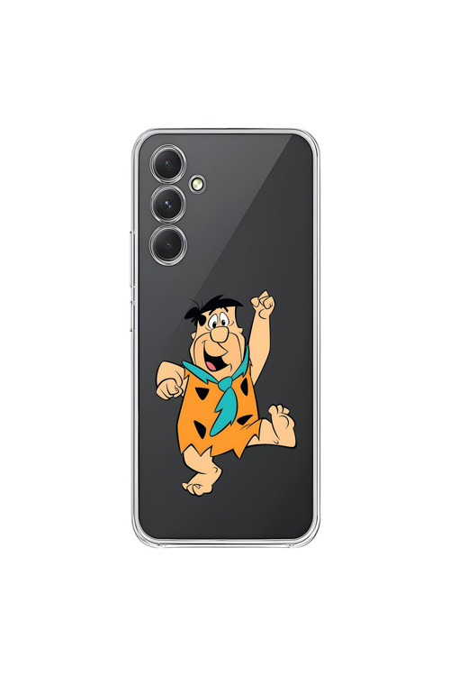 Samsung Galaxy A54 Uyumlu Şeffaf Kılıf Cartoon 3 Tasarımlı