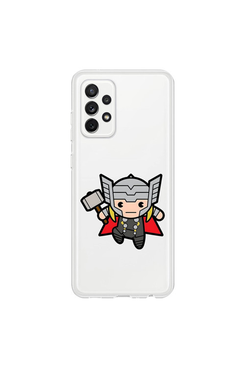 Samsung Galaxy A72 Uyumlu Şeffaf Kılıf Chibi 5 Tasarımlı