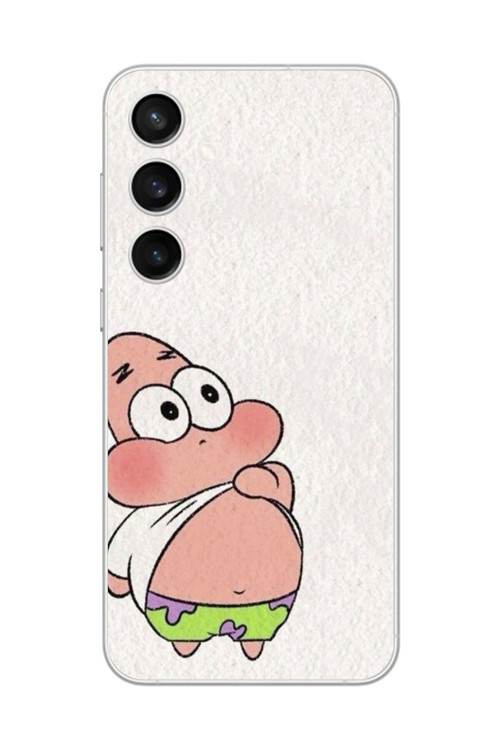Samsung Galaxy S23+ Uyumlu Şeffaf Kılıf Patrick Mini Tasarımlı