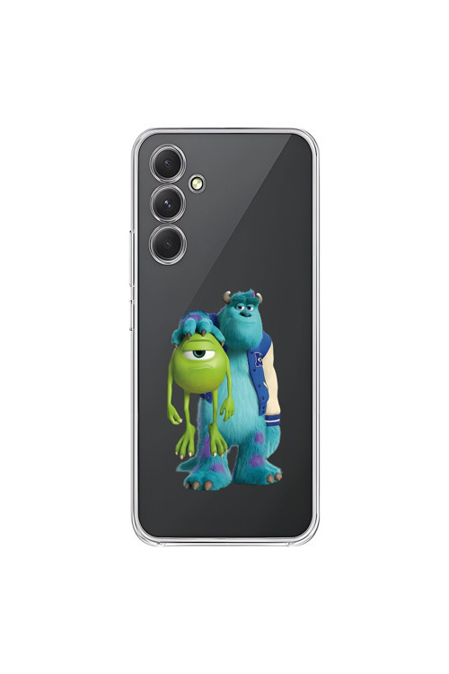 Samsung Galaxy A54 Uyumlu Şeffaf Kılıf Cartoon 15 Tasarımlı