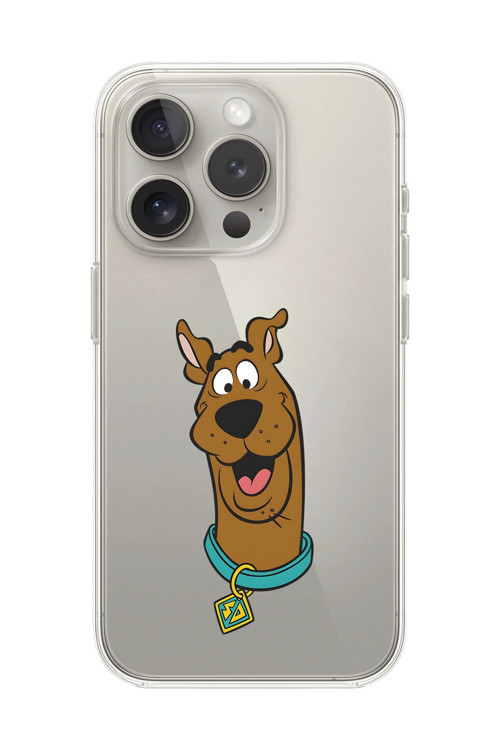 İphone 13 Pro Max Uyumlu Şeffaf Kılıf Cartoon Scooby Doo 14 Tasarımlı