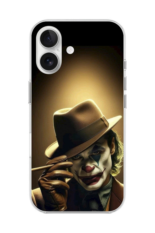 İphone 16 Plus Uyumlu Şeffaf Kılıf Joker Tasarımlı