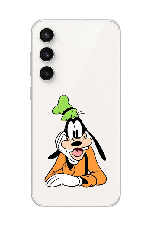 Galaxy S23 Fe Uyumlu Şeffaf Kılıf Cartoon Goofy 5 Tasarımlı