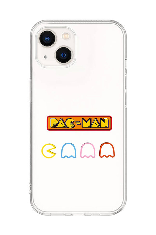 İphone 13 Mini Uyumlu Şeffaf Kılıf 1 Pac-Man Tasarımlı