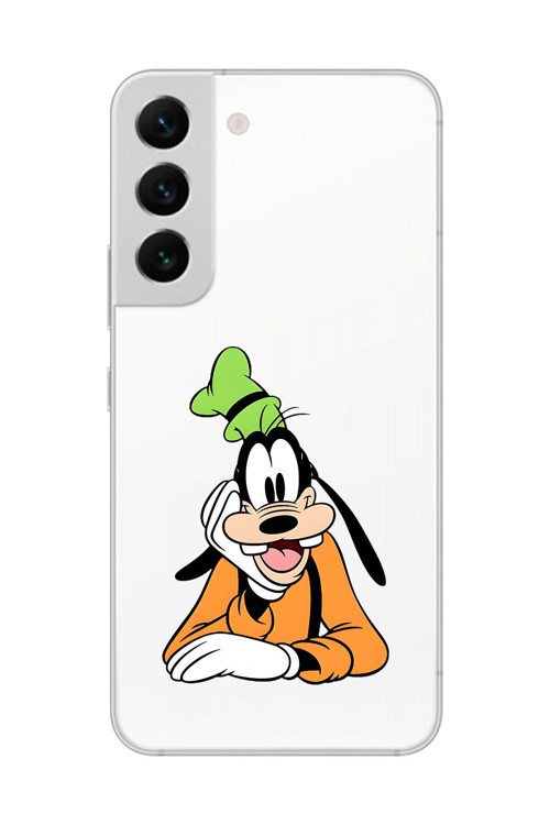 Galaxy S22+ Uyumlu Şeffaf Kılıf Cartoon Goofy 5 Tasarımlı