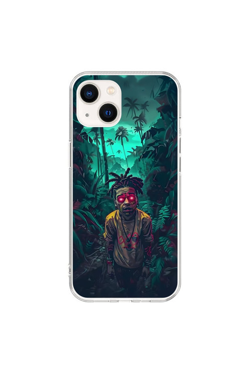 İphone 13 Uyumlu Şeffaf Kılıf Aesthetic 7 Tasarımlı