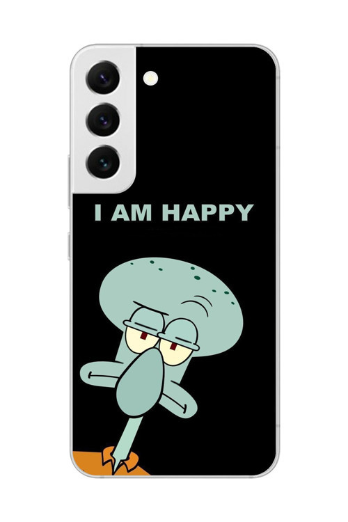 Samsung Galaxy S22 Uyumlu Şeffaf Kılıf Sponge Bob Tasarımlı 3