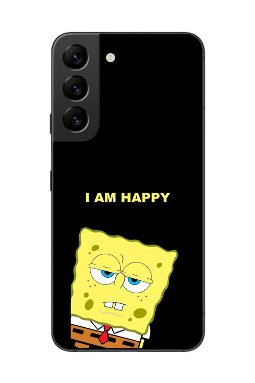Samsung Galaxy S22 Uyumlu Şeffaf Kılıf Sponge Bob Tasarımlı 1