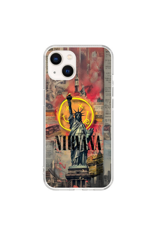 İphone 13 Uyumlu Şeffaf Kılıf Aesthetic 3 Tasarımlı