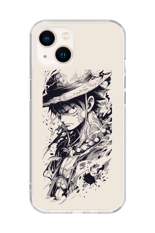 İphone 13 Mini Uyumlu Şeffaf Kılıf One Piece Tasarımlı 1