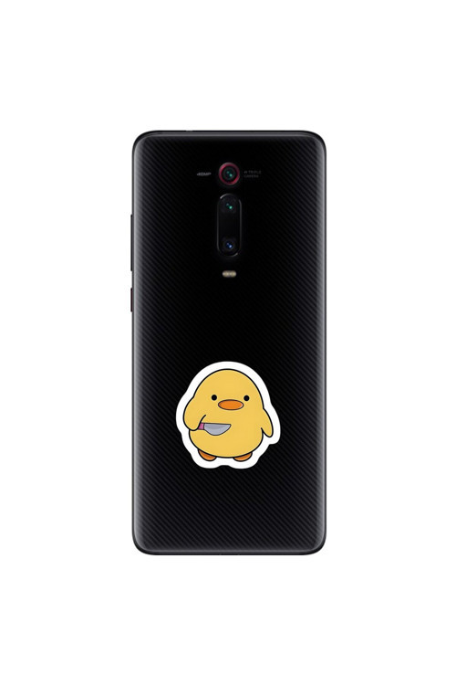 Xiaomi Mi 9T Uyumlu Şeffaf Kılıf Couple Civciv 1 Tasarımlı