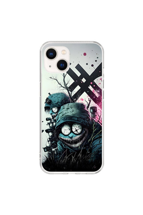 İphone 13 Uyumlu Şeffaf Kılıf Aesthetic 6 Tasarımlı