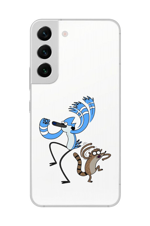 Galaxy S22+ Uyumlu Şeffaf Kılıf Cartoon Sürekli Dizi 13 Tasarımlı
