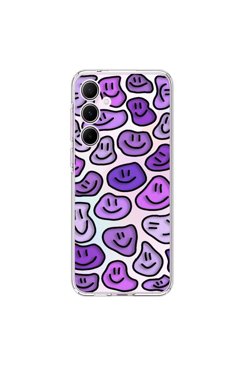 Samsung Galaxy A55 Uyumlu Şeffaf Kılıf Wallpaper 6 Tasarımlı
