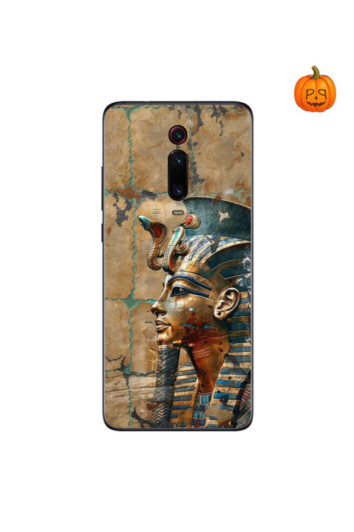Xiaomi Mi 9T Pro Uyumlu Şeffaf Kılıf Antik Mısır 6 Tasarımlı