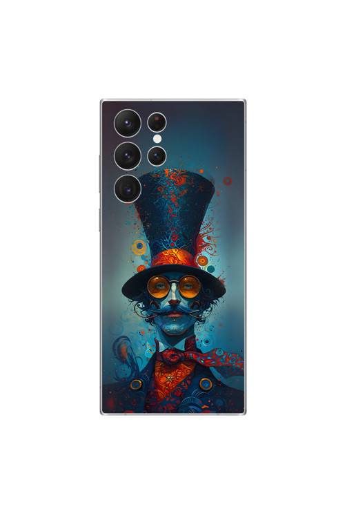 Samsung Galaxy S22 Ultra Uyumlu Şeffaf Kılıf Tablo 3 Tasarımlı