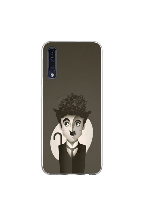 Samsung Galaxy A70 Uyumlu Şeffaf Kılıf Aesthetic 1 Tasarımlı