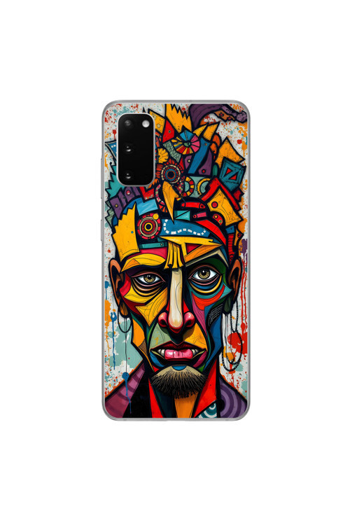 Samsung Galaxy S20Plus Uyumlu Şeffaf Kılıf Tablo 1 Tasarımlı